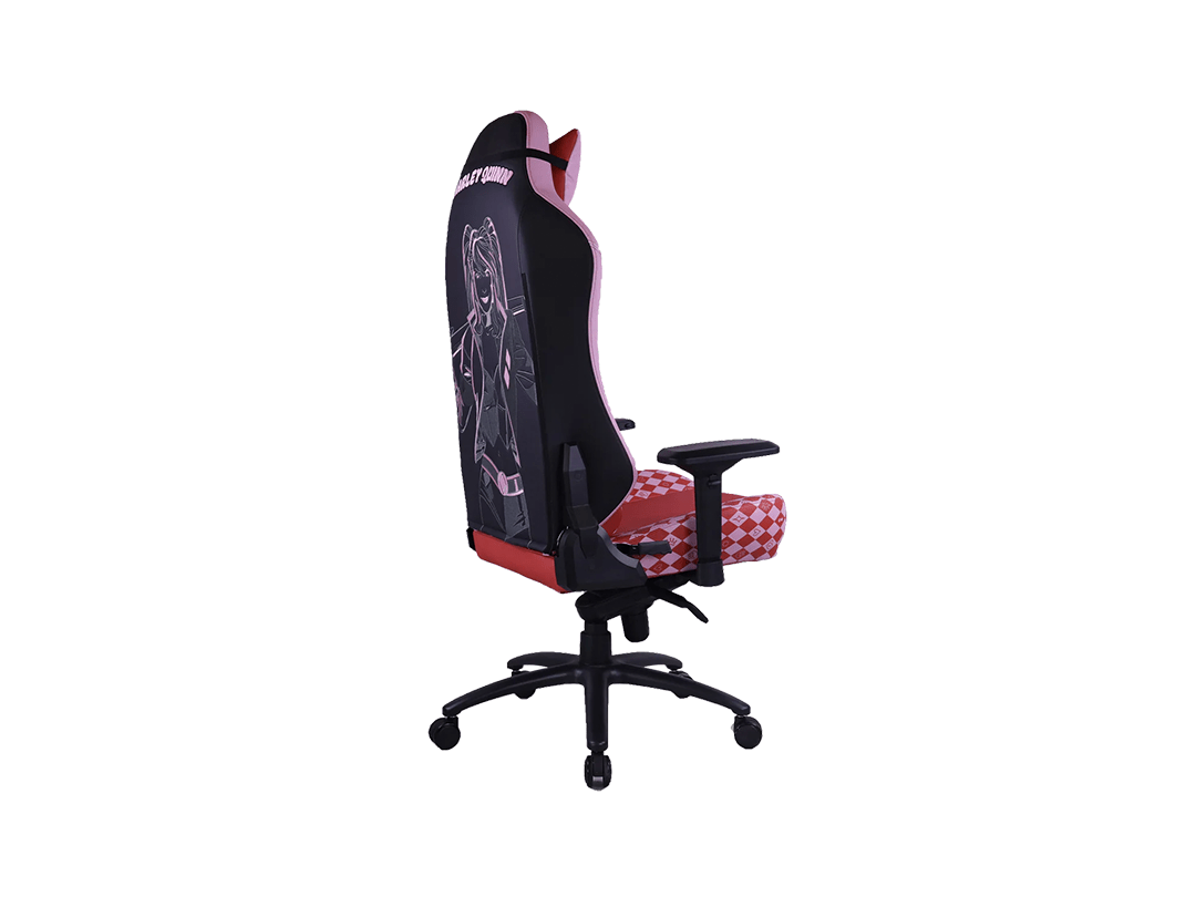 GAMEON x DC Licensed Gaming Chair With Adjustable 4D Armrest & Metal Base - Harley Quinn in Qatar GAMEON x DC Licensed Gaming Chair With Adjustable 4D Armrest & Metal Base - Harley Quinn in Qatar